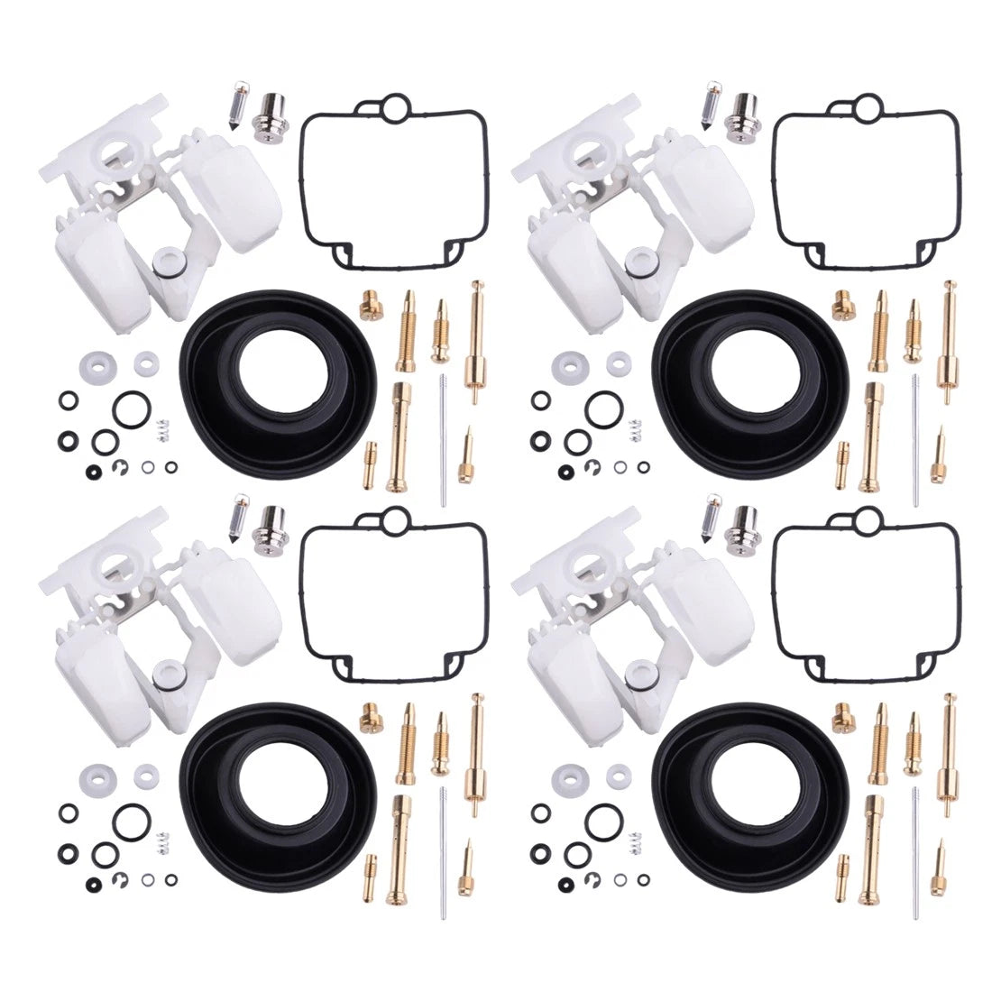 4 x Carburetor Repair Kit for BMW F650 (1993-2000) - Mikuni BST 33 Diaphragm