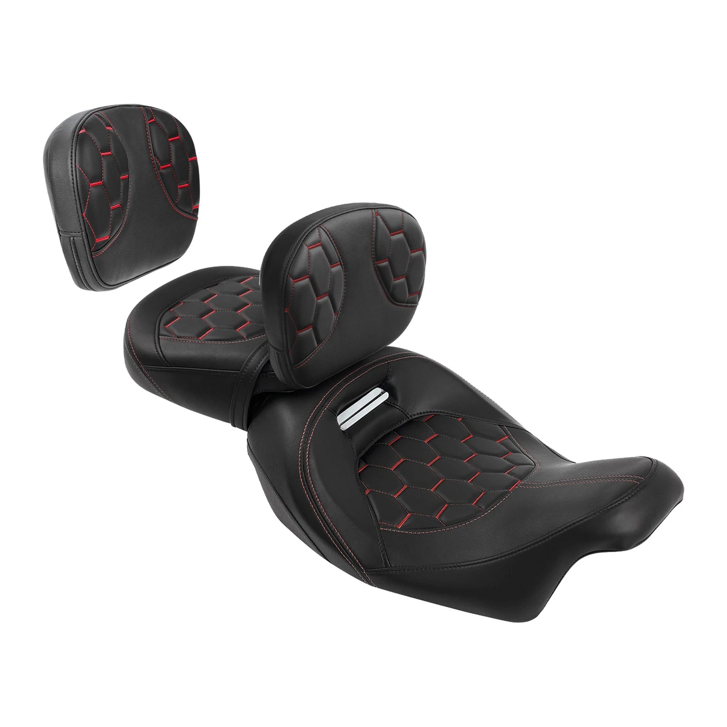 Driver & Passenger Seats with Backrest for Harley CVO Road Street Glide (09-23)