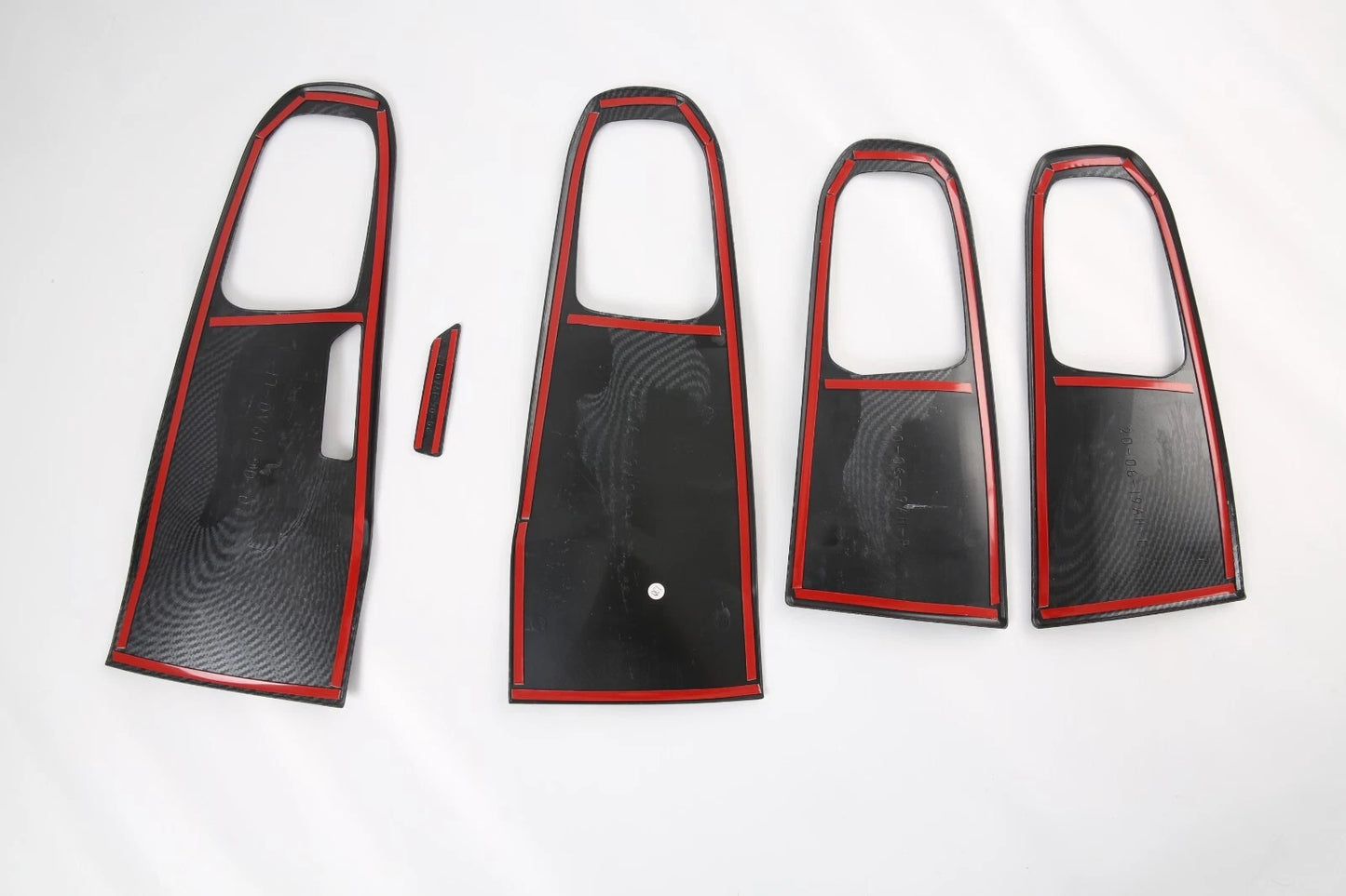 ABS Carbon Fiber Inner Door Handle Frame Cover Trim for Kia Sorento (2021-2023)