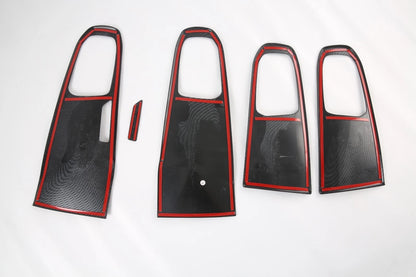 ABS Carbon Fiber Inner Door Handle Frame Cover Trim for Kia Sorento (2021-2023)