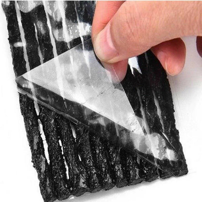 Tubeless Tyre Puncture Repair Strips Plug -20Pcs for Bike Van Car Truck