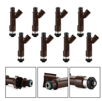 8 Pcs Fuel Injectors for Toyota Land Cruiser UZJ100 4.7L V8 (2005-2007)