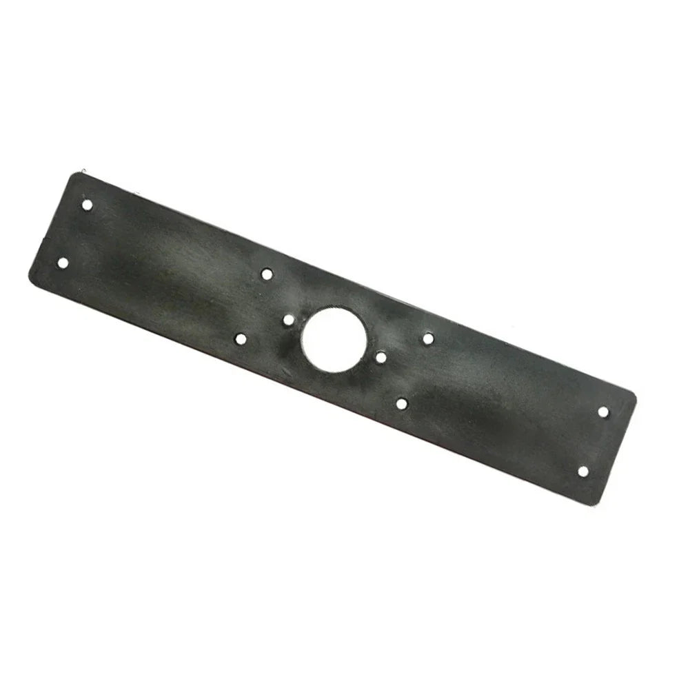 Boat Fishing Rod Mount Board Black ABS 111" for Surfaceboard Use