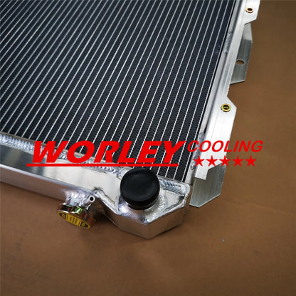 44mm Alloy Radiator + Fan for Toyota Hilux LN60/LN61/LN65 2.4L Diesel (84-91)