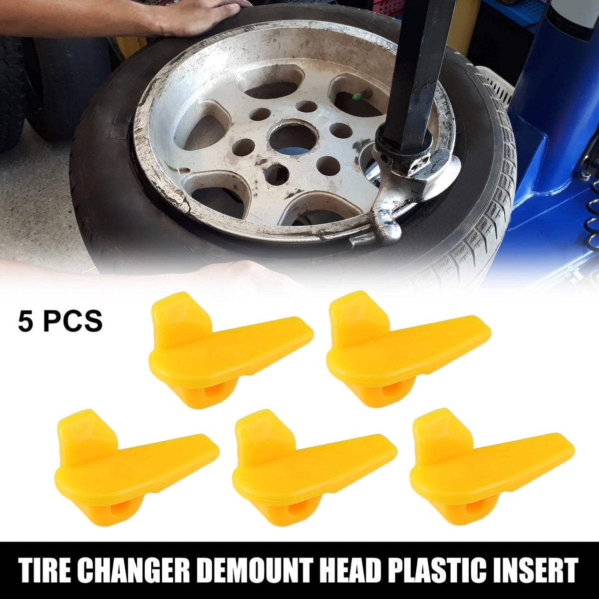 5 x Tire Changer Demount Head Plastic Insert 1.77x1.10x1.02 in for Motorcycle