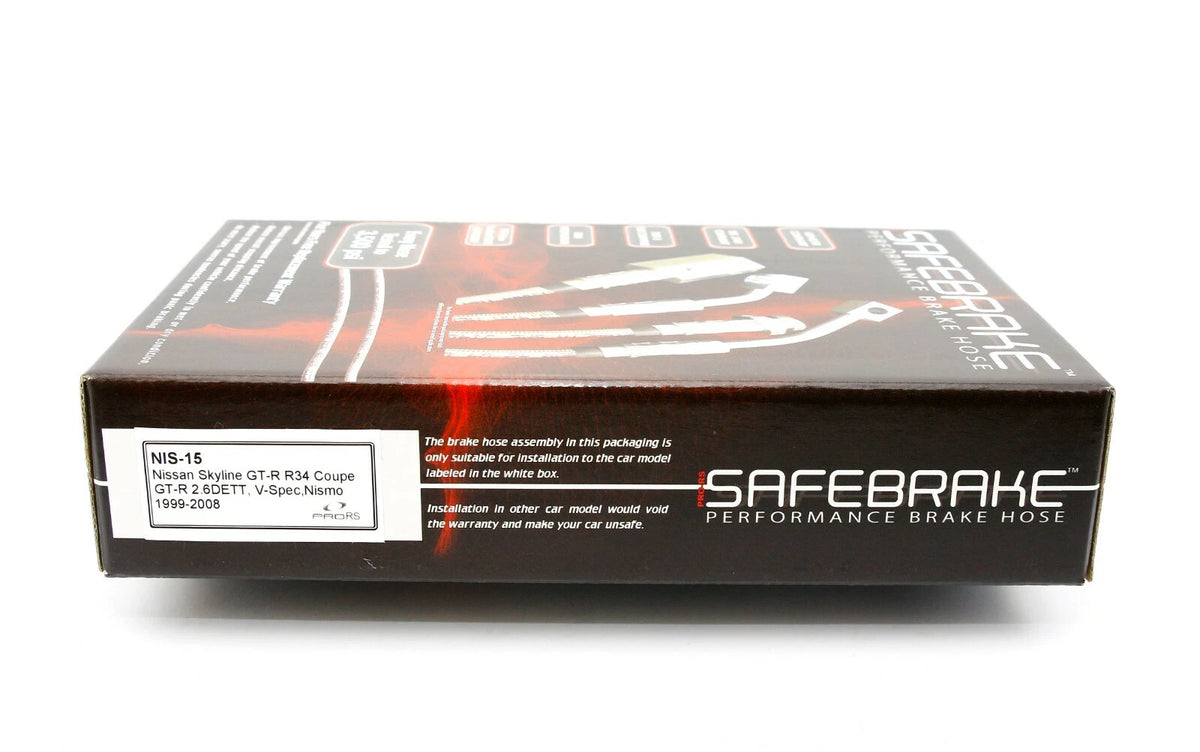 Brake Line Kit for Skyline GT-R R34 Coupe AWD 2.6TT (1999-2002)