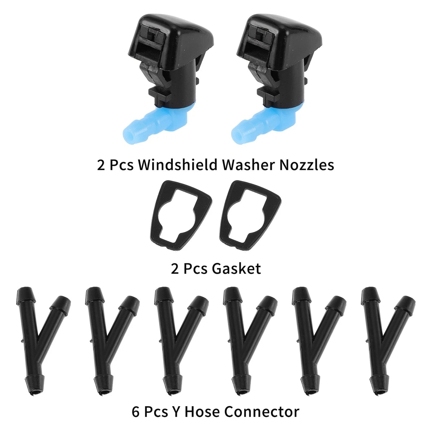 Windshield Washer Nozzle & Hose for Ford (2013-2019)