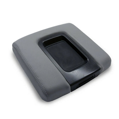 Grey Center Console Armrest Lid Cover for Chevy Silverado GMC Sierra (2007-2014)