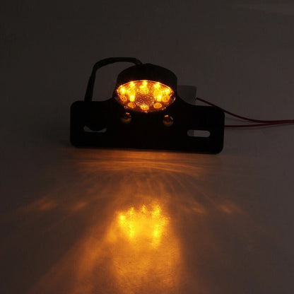 LED Rear Brake Tail Light for Universal Bikes ATV Motorcycle - Smoke