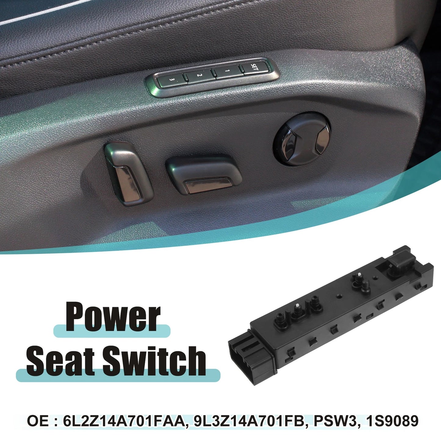 Front Left Power Seat Switch for Ford C-Max (2013-2019)