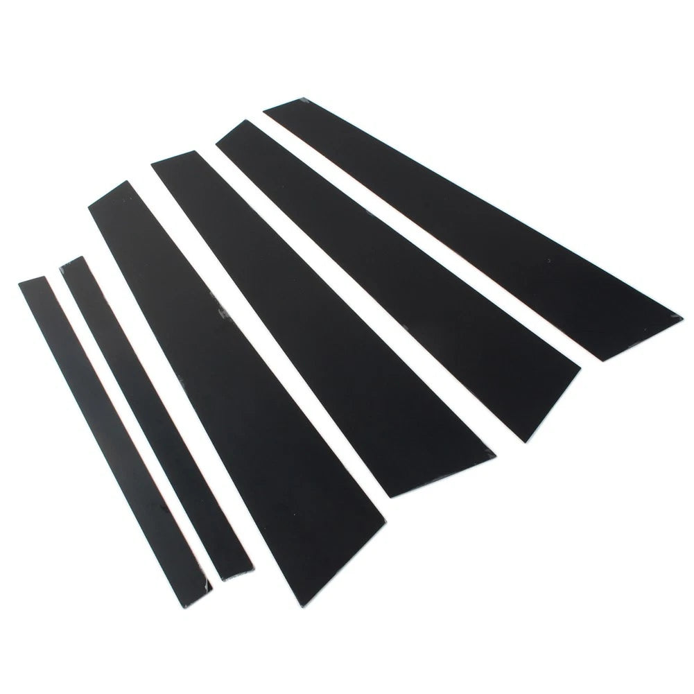 6 x Car Window Pillar Post Door Trim Covers for BMW 7 Series (2009-2015)