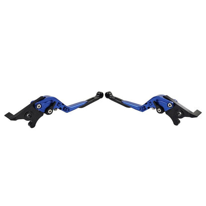CNC Blue Extendable Brake Clutch Levers for Yamaha FZ07 FZ09 MT07 MT09 XSR900 (2015-2023)