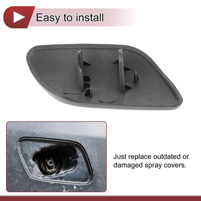Front Left Bumper Trim Nozzle Cover for Volvo XC60 (2009-2013) Gray