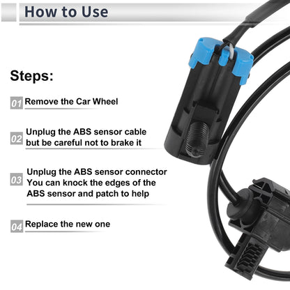ABS Wheel Speed Sensors for Chevrolet Silverado 1500 (2007 - 2013)