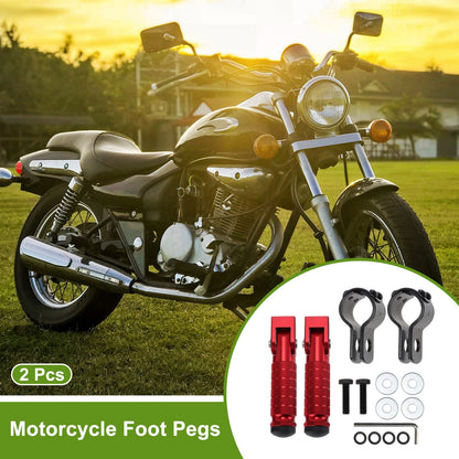 FootPegs / 2 x 4.8" Rear / Footrest for Motorcycle