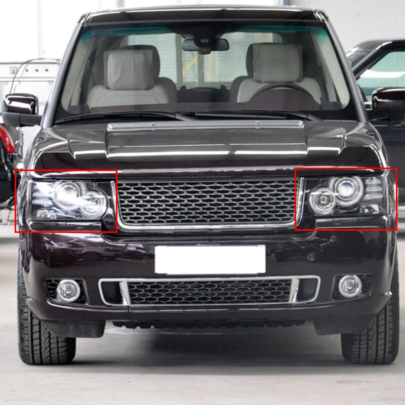 Clear Headlight Lens Covers for Land Rover Range Rover Vogue (2010-2013)