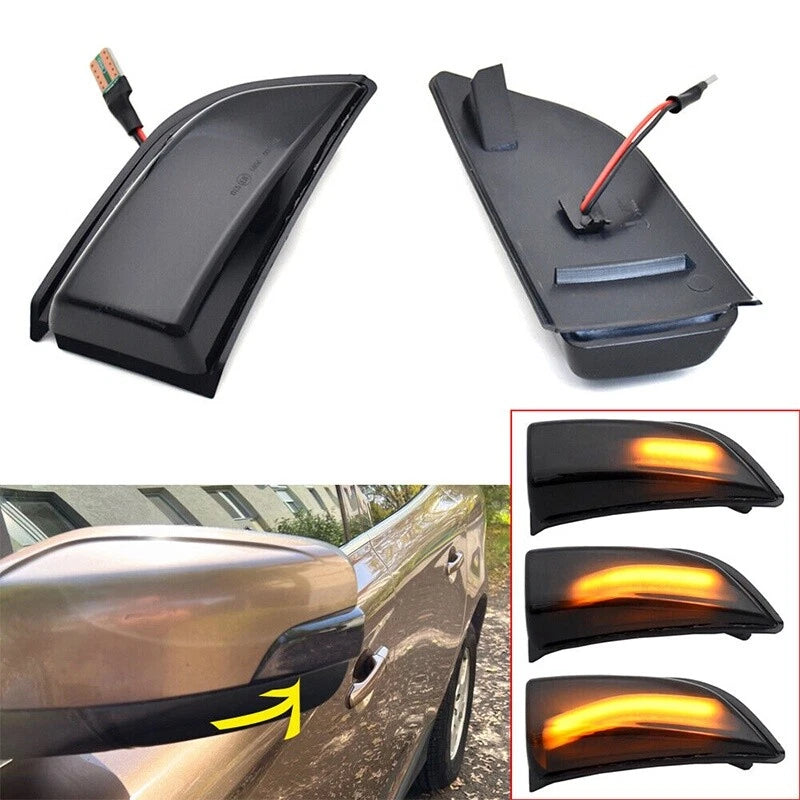 Amber LED Dynamic Turn Signal Side Mirror Light for 2008-2014 Volvo XC60