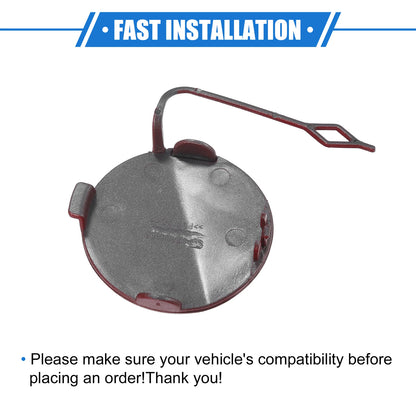 Tow Hook Eye Hole Cover Cap for BMW F32 F33 F41 (2012-2020) - Red Front Right
