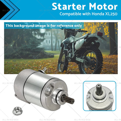 Starter Motor for Honda XL250 XR250 (1991-2009)