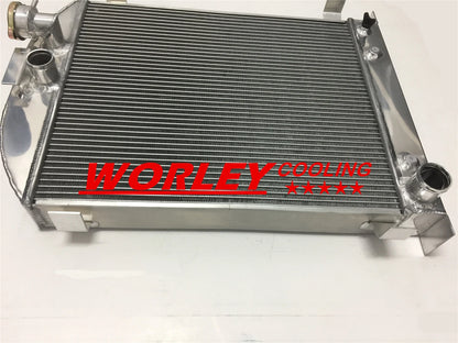 3 Core Aluminum Radiator & Fan for 1932 Ford (1932)