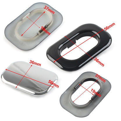 Antenna Hole Accent Filler Cover for Harley Road Street Glide FLHR FLHX Chrome