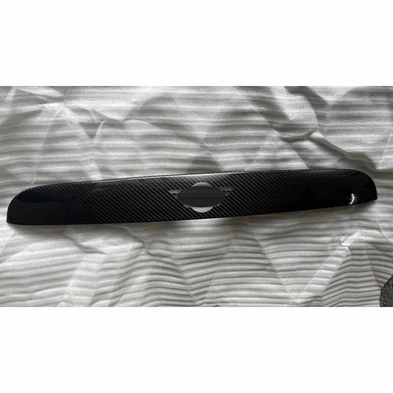 Carbon Fiber Rear Trunk Tailgate Handle Panel Cover for Mini F55-57 2018+