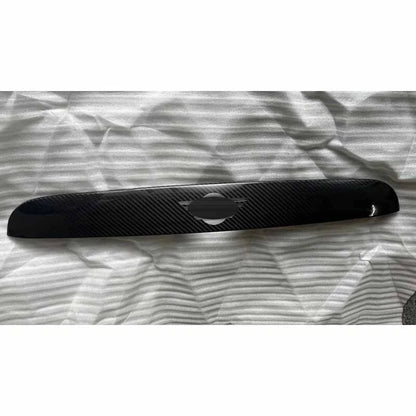 Carbon Fiber Rear Trunk Tailgate Handle Panel Cover for Mini F55-57 2018+