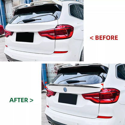 Rear Spoiler Wing Lip for BMW X3 G01 LCI M Sport (2018-2024) Gloss Black
