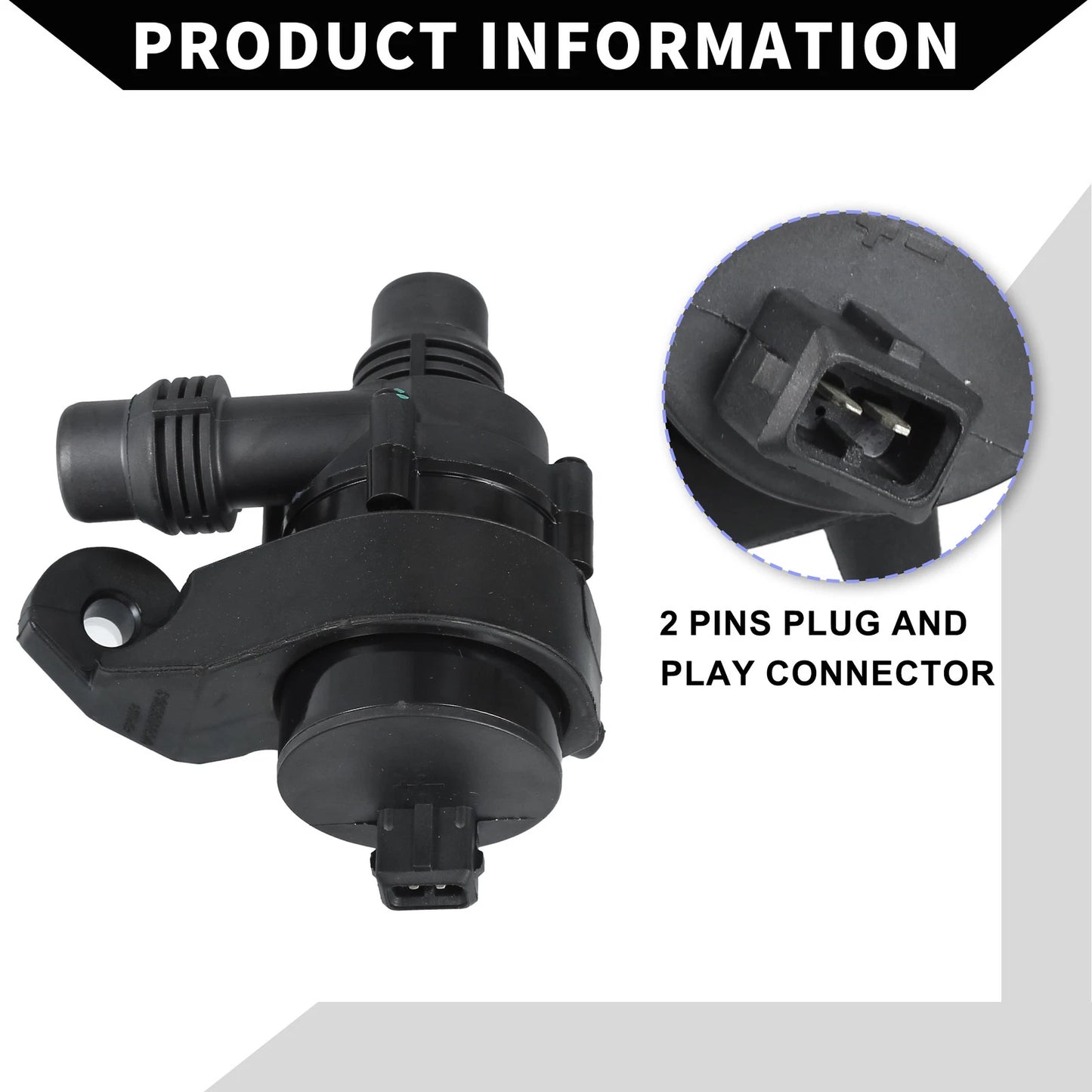 Auxiliary Water Pump for BMW 745i Sedan 2002-2005