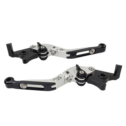 CNC Silver Extendable Brake Clutch Levers for BMW S1000RR S1000R (2015-2019)