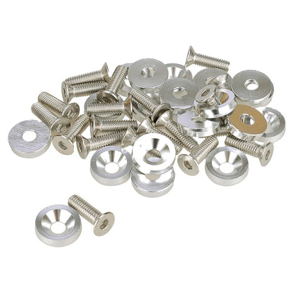 20 x Billet Fender Bumper M6 Washer Bolts for Engine Bay Dress Up