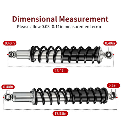 Front/Rear Shock Absorber 4pcs for Honda Rubicon 500 TRX500 FA/FGA 2001-2014