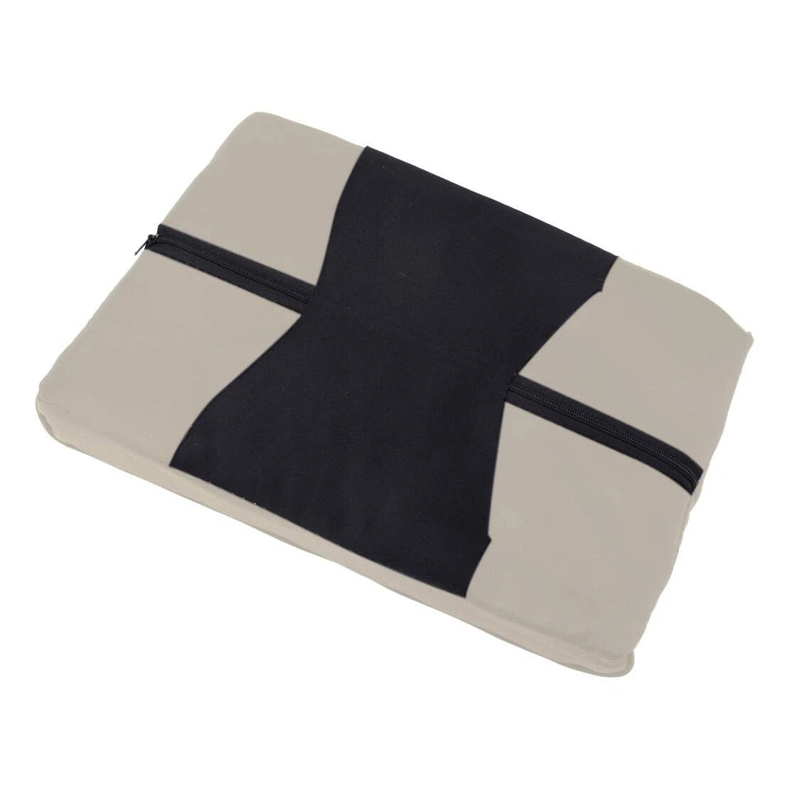 Beige Armrest Pad Cover for Center Console Box - Car Accessories