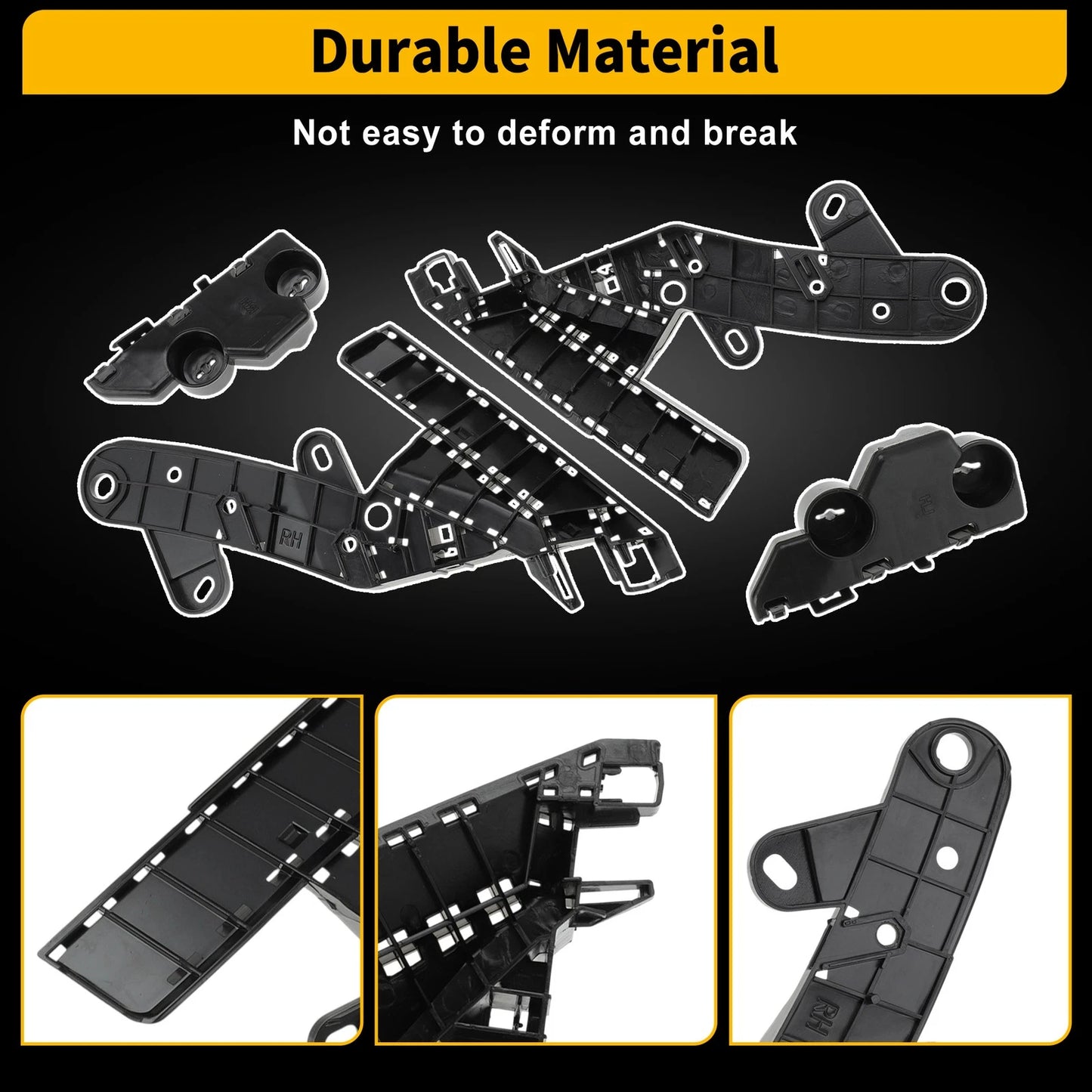 Front Bumper Bracket Retainer for Nissan Altima (2013-2018) 1 Set