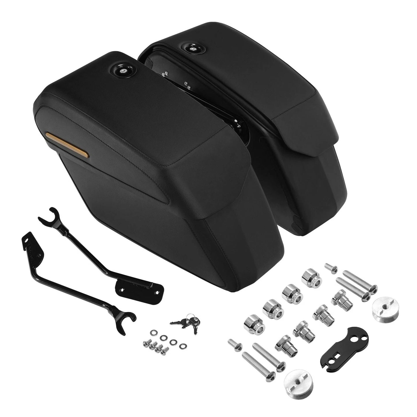 Detachable Saddlebags Docking Hardware for Harley Fat Boy Breakout (18-25)