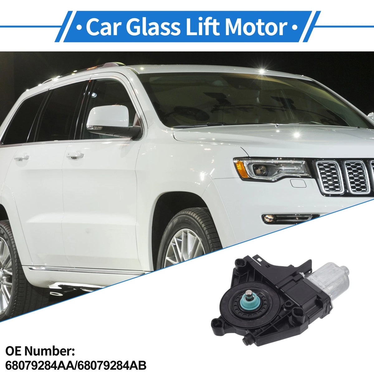 Power Window Regulator Lift Motor for Jeep Cherokee KL (2014-2023)