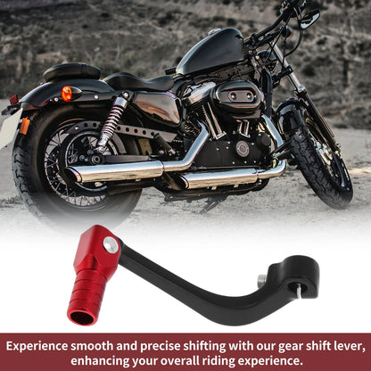 Folding Motorcycle Gear Shifter Lever for Honda CRF110F (2013-2018) Black Red