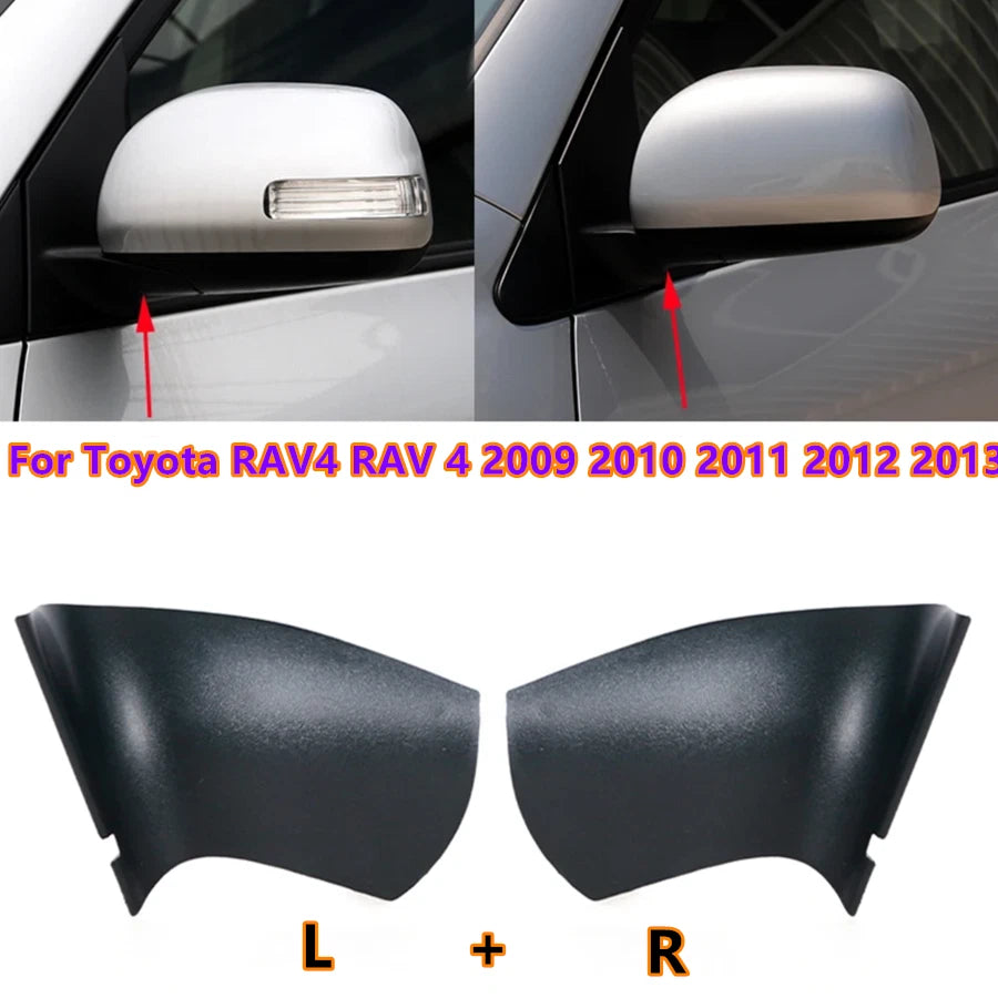 Left Right Side Mirror Base Cover Holder Cap Lid for Toyota RAV4 (2009–2013)