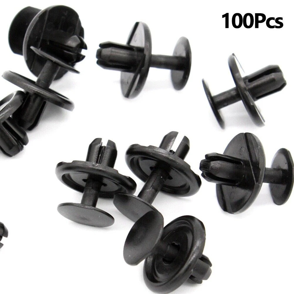 100 Pcs / 20mm x 9mm / Nylon Clip for Toyota