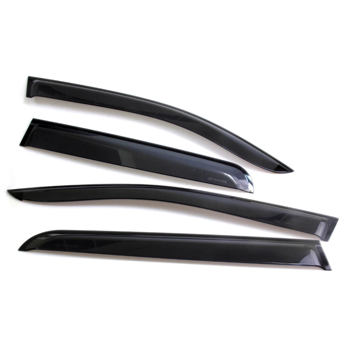 Side Visor Wind Deflector for Toyota Hilux 4-Dr Ute 2004-2015