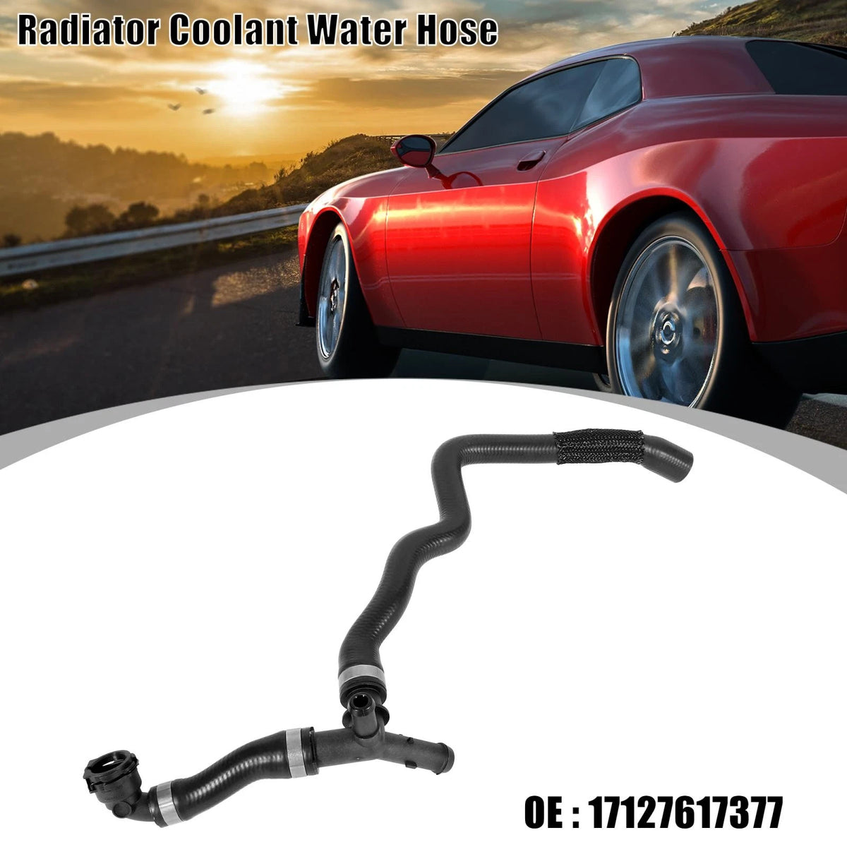 Radiator coolant hose expansion tank for BMW X1 (2016-2018)