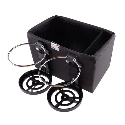 Multifunctional Armrest Storage Box Cup Holder for Universal Cars