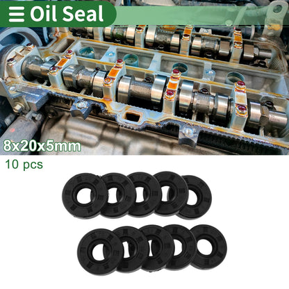 Oil Seal / 8x20x5mm / Seal Ring Rotary Shaft Seal NBR Rubber for Automotive