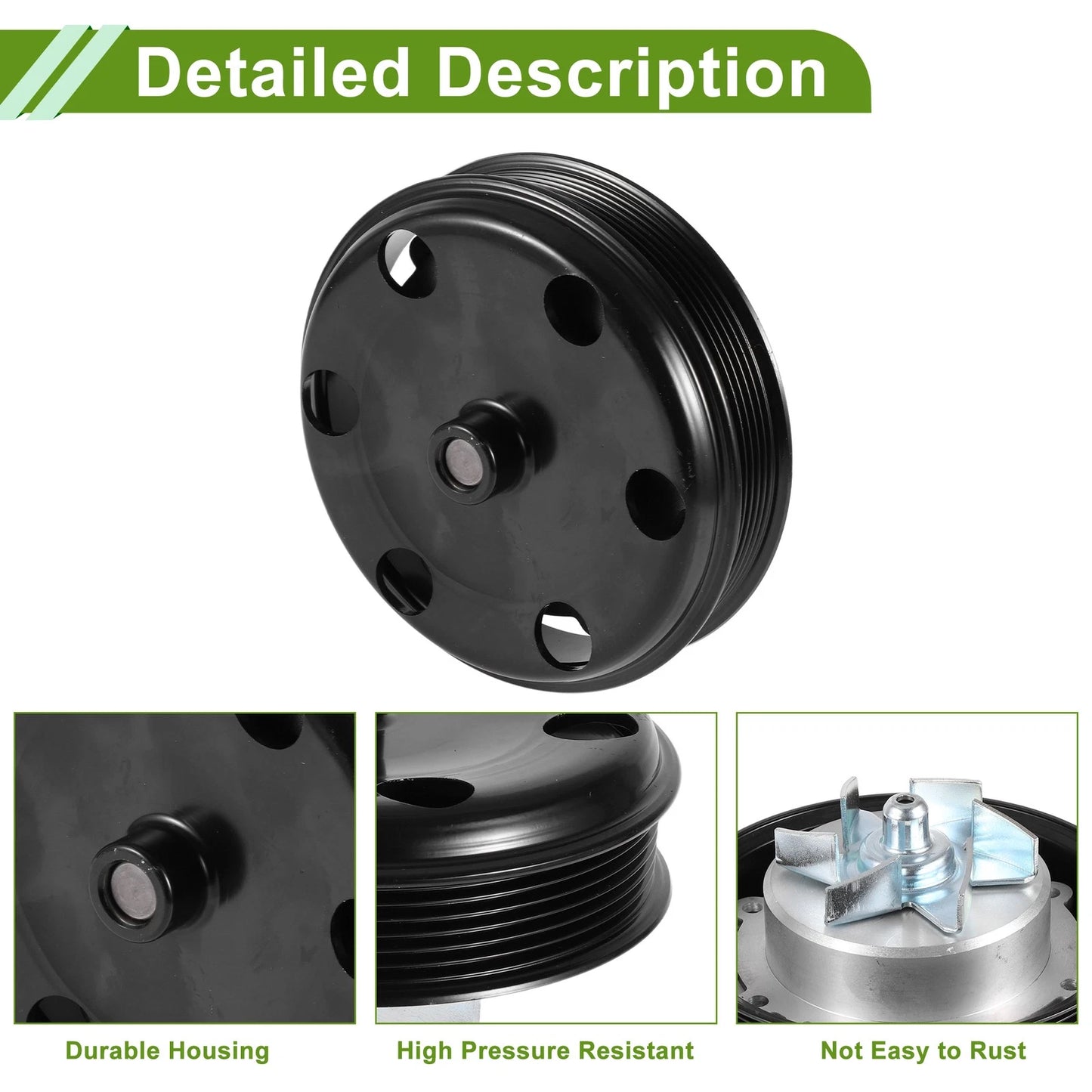 Water Pump for Chevrolet Silverado 1500 Engine Cooling Water Pump