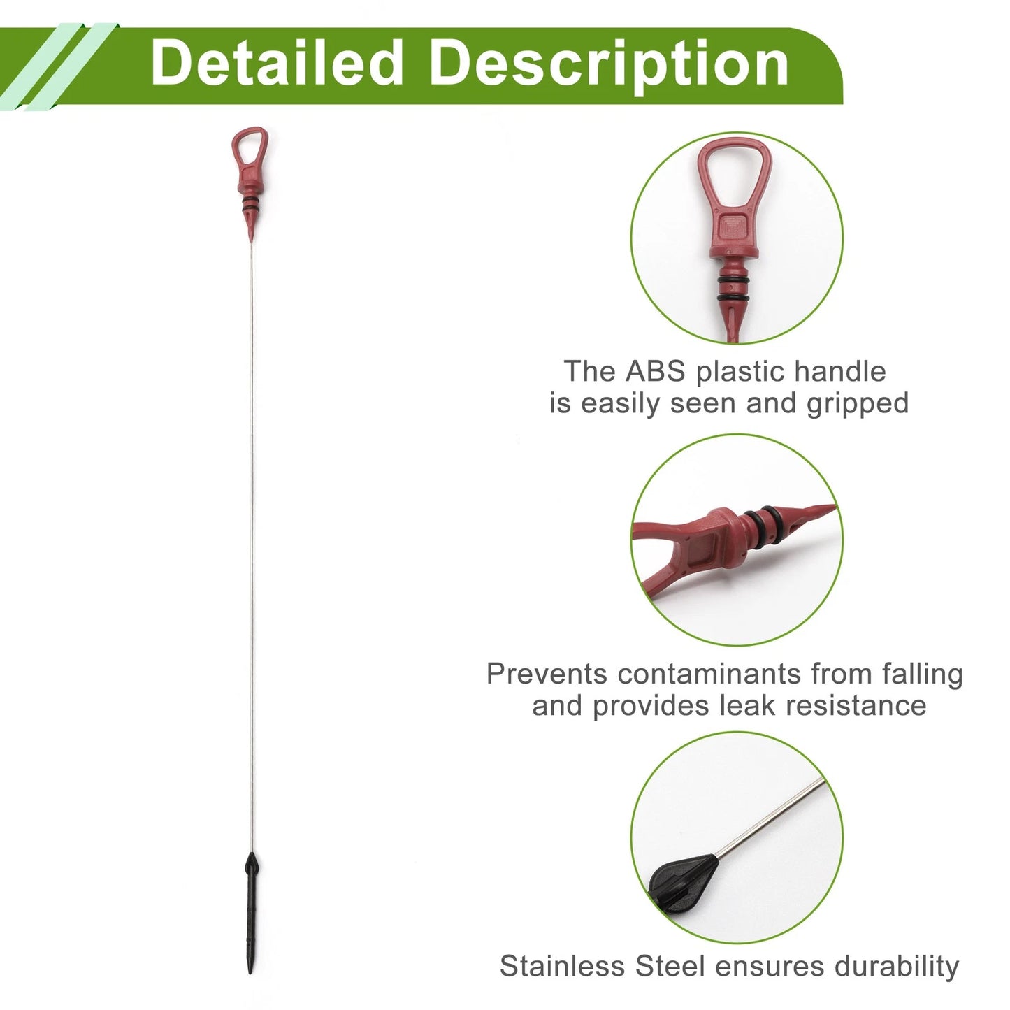 Engine Oil Dipstick 3.0L for BMW 530i Base (2004 - 2005)