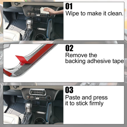 Center Console Button Frame Trim Cover for Ford