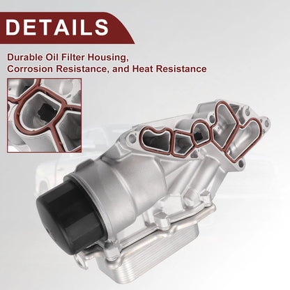 Engine Oil Cooler Filter Housing with Seals for Mercedes-Benz G550 (2009-2023)
