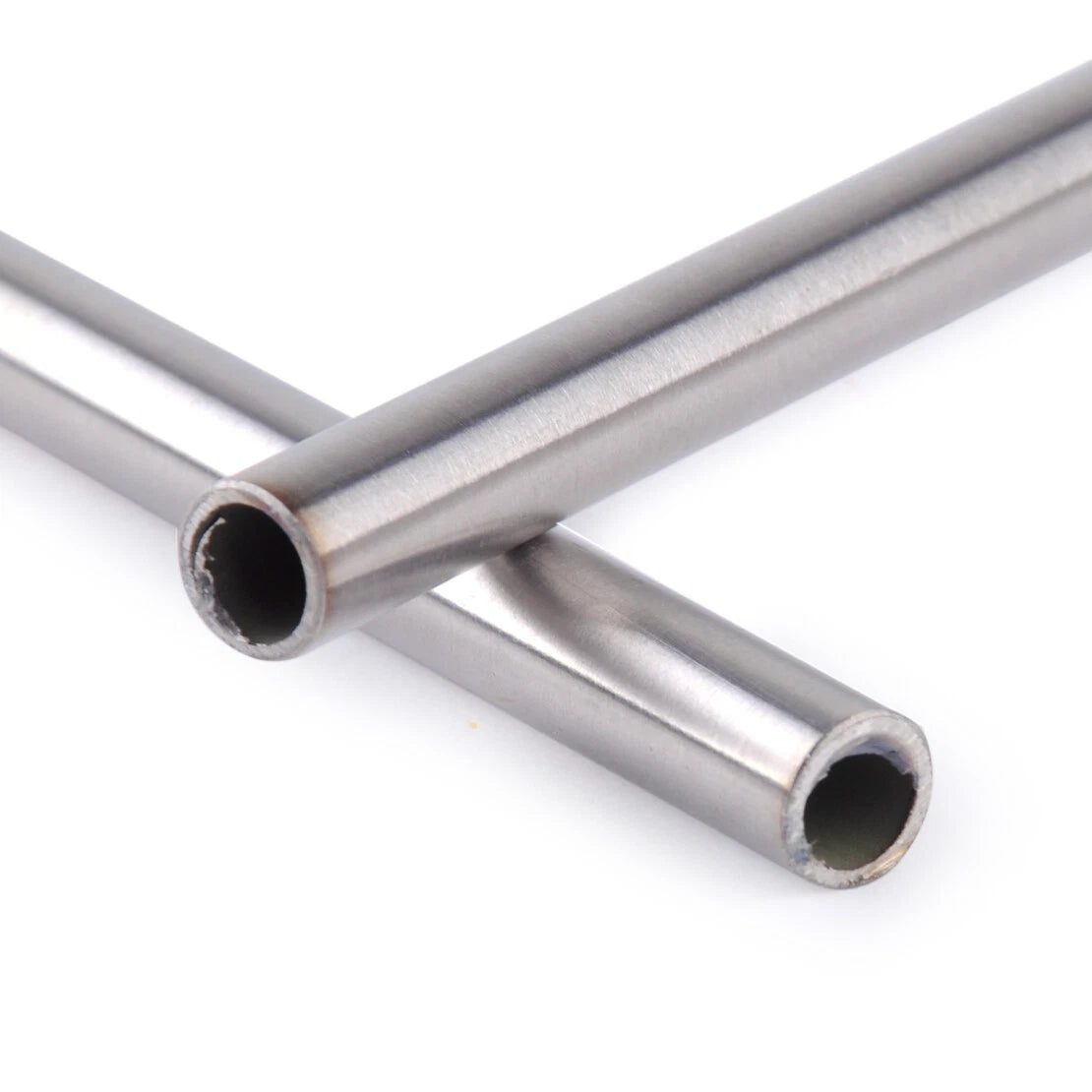 Stainless Steel Exhaust Pipe Straight Tube 10mm OD 8mm ID 500mm Length