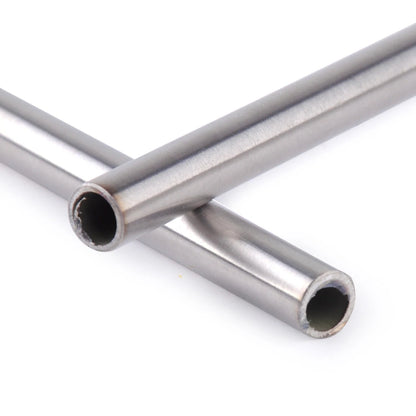 Stainless Steel Exhaust Pipe Straight Tube 10mm OD 8mm ID 500mm Length