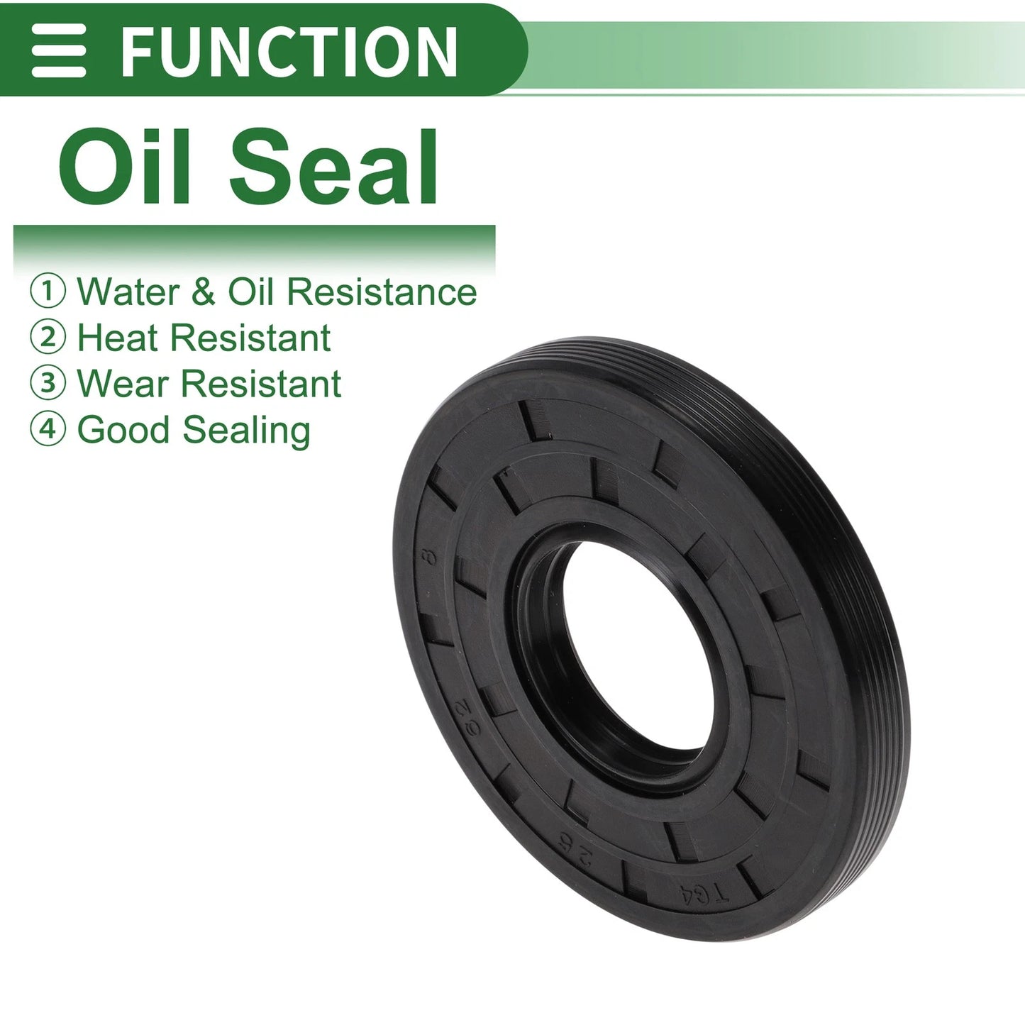 Oil Seal / 25x62x8mm / NBR Rubber 5 x